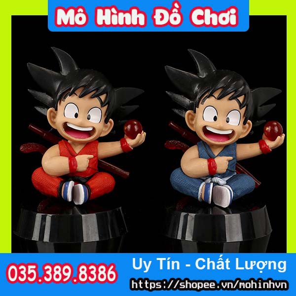 Mô Hình Songoku Đang Ngồi - Hàng chính hãng/ Chất liệu bằng nhựa PVC cao cấp