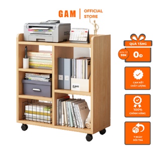 Kệ đa năng lưu trữ đồ có bánh xe, giá sách kệ để đồ tiện lợi - GP173