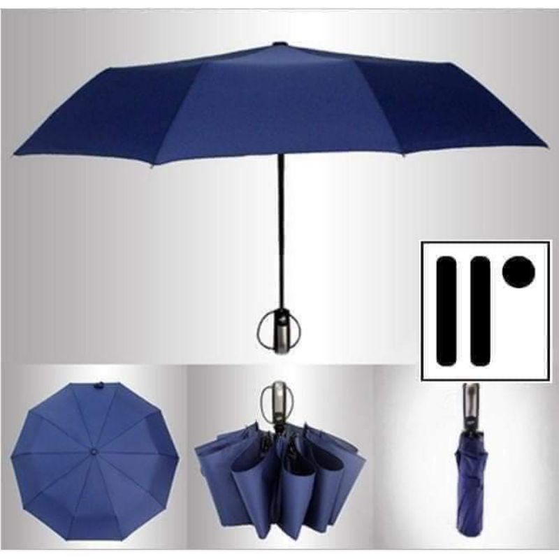 Ô bấm đóng mở gấp gọn phủ lớp chống tia UV 2 lớp, ô dù chống nắng chất lượng cao