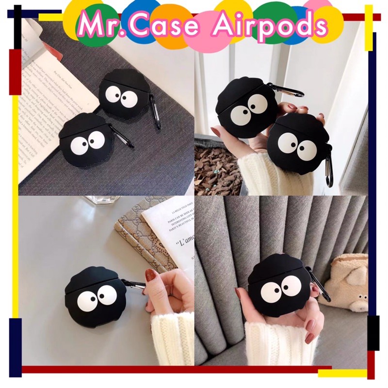 [Mã ELFLASH5 giảm 20K đơn 50K] Case Airpods 1/2 /Pro Vỏ Ốp Tai Nghe Hình Con Bóng Đêm - Mr.Case AirPods