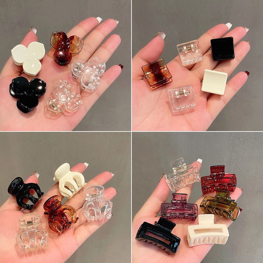 Bộ 3 kẹp tóc hình bông hoa nhỏ nhắn xinh xắn cho nữ