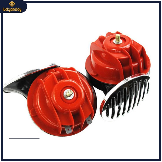 Bộ 2 Kèn Hơi Hình Ốc Sên 12V / 24V Âm Thanh Lớn Cho Xe Hơi / Xe Máy / Tàu Thuyền