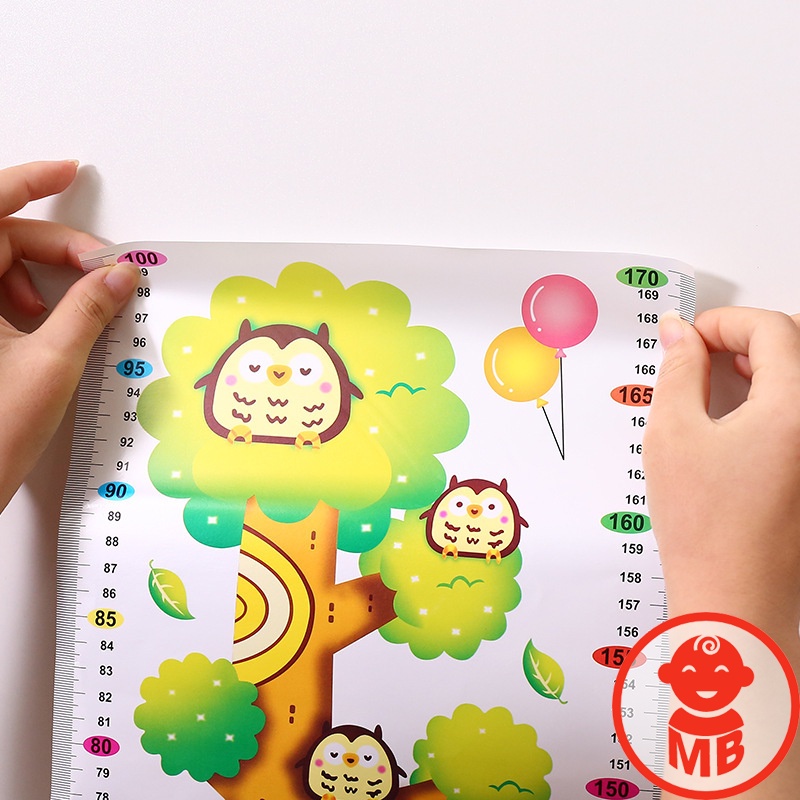 Decal đo chiều cao DÁN TƯỜNG cho bé yêu