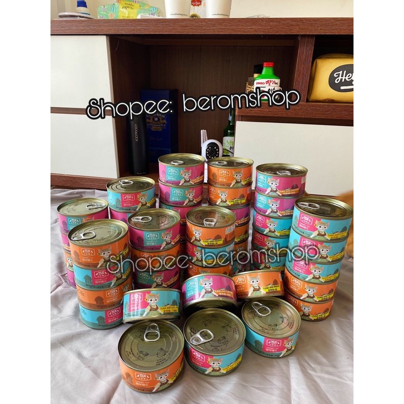 (100% thịt) Pate lon Poroca cho mèo 170g 3 vị siêu ngon, siêu rẻ!!