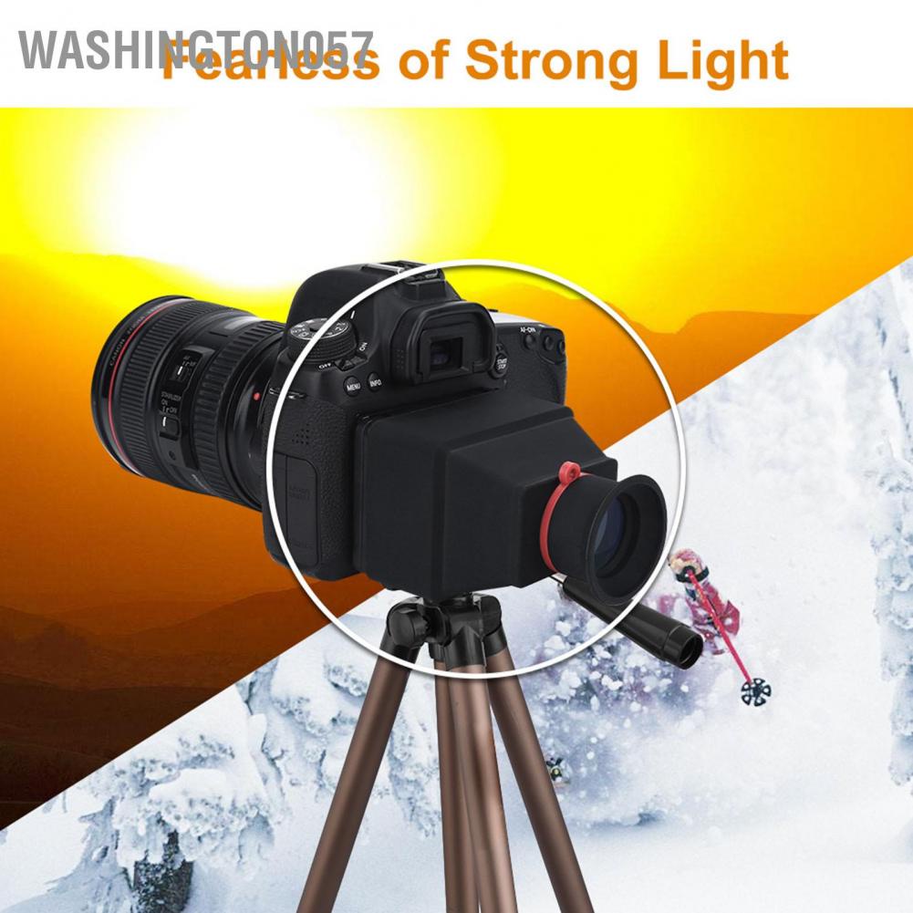 Có thể bán buôn Bền bỉ 3,2 inch LCD Viewfinder 3X Magnifier Phụ kiện cho máy ảnh DSLR Mirrorless Washington057 Hàng giao ngay