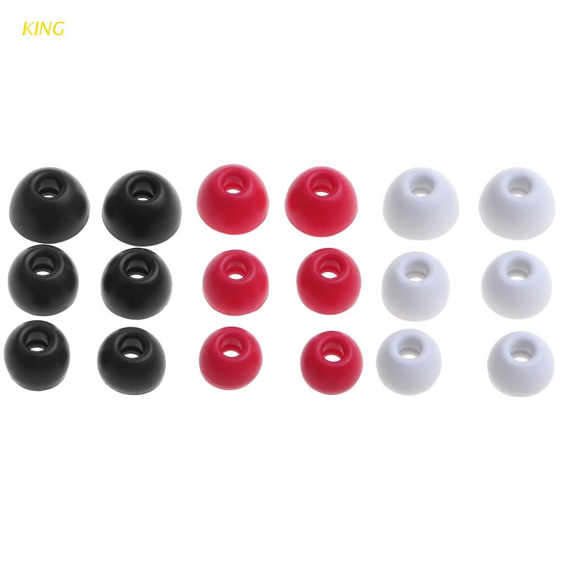 1 Bộ Nút Bịt Tai Bằng Silicon Mềm Chống Trượt Thay Thế Cho Tai Nghe Chụp Tai