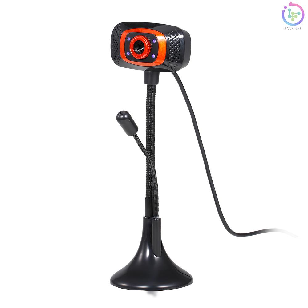 Drive-free Web Camera 480P USB Webcam with Microphone Light Supplement Lamp for Desktop Computer Laptop Plug and Play