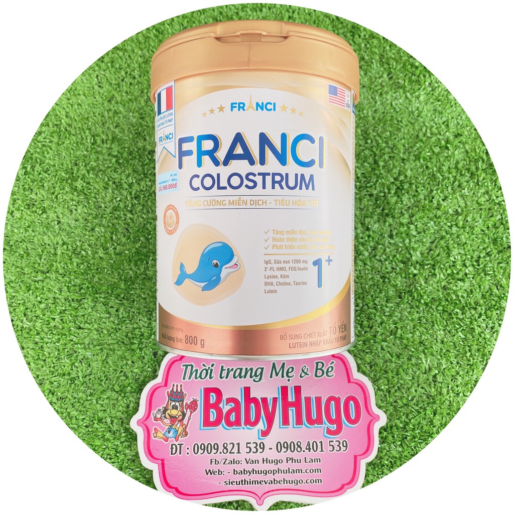 [TĂNG CƯỜNG MIỄN DỊCH] Sữa Bột FRANCI COLUSTRUM 1+ Hộp 850G