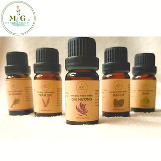 Tinh Dầu ❤FREESHIP❤ Tinh Dầu Thiên Nhiên Mộc's Garden Nguyên Chất 100% Giúp Khử Mùi Đuổi Muỗi Tốt Cho Sức Khỏe