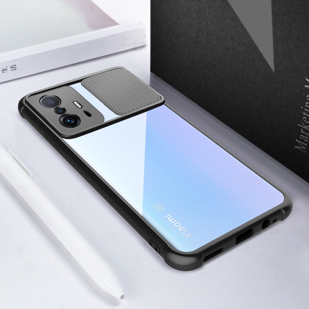Ốp Lưng Trong Suốt Có Nhẫn Đỡ Cho Xiaomi Mi 11T 10T Pro 10i 10 Lite POCO F3