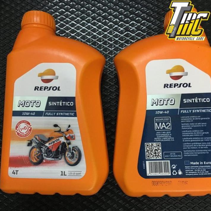 Nhớt Repsol Sintetico 4T 10w40 1000ml