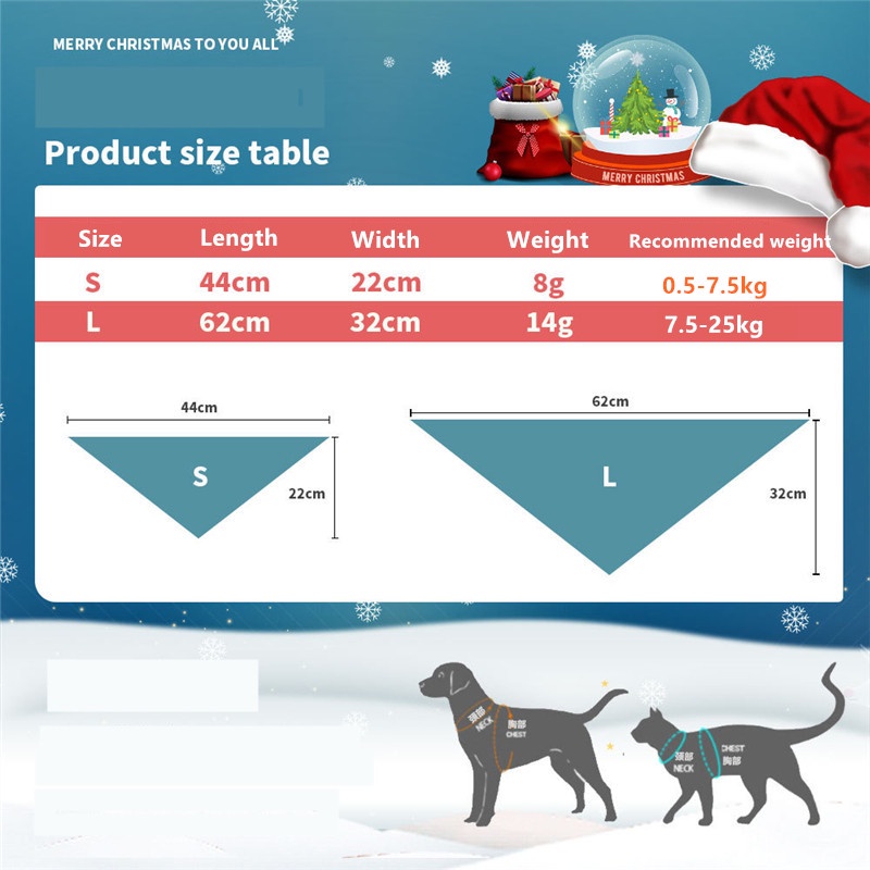 Yếm ăn tam giác chất liệu cotton in họa tiết hoạt hình đáng yêu cho thú cưng