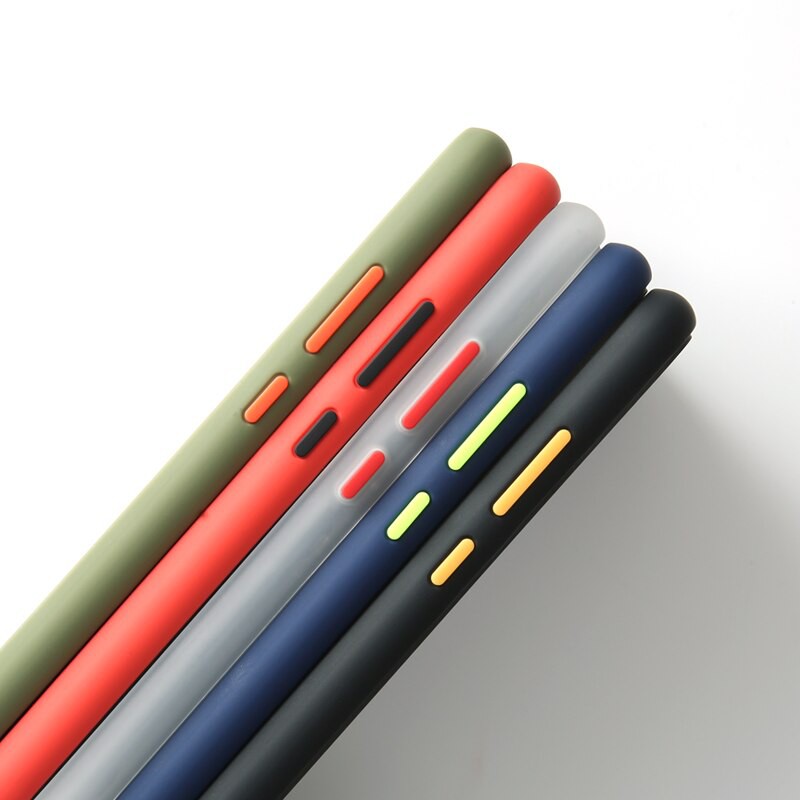 Ốp lưng cho Xiaomi Redmi Note 7 Pro note 7 pro/ Redmi Note 7 note 7 mặt lưng nhám viền màu dẻo cao cấp chống bám vân tay
