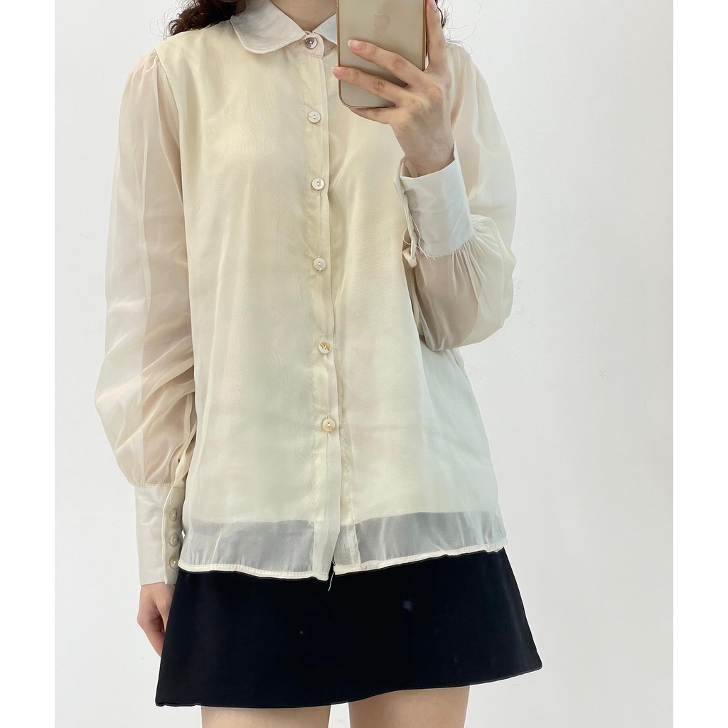 (FREESHIP) áo sơ mi voan miho.house
