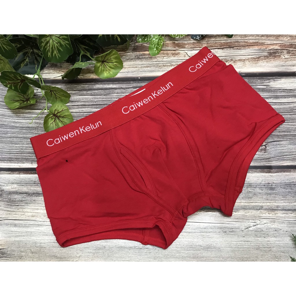 [free ship 50k + che tên đơn hàng] QUẦN LÓT BOXER NAM THUN COTTON CAIWEN (HÌNH THẬT)