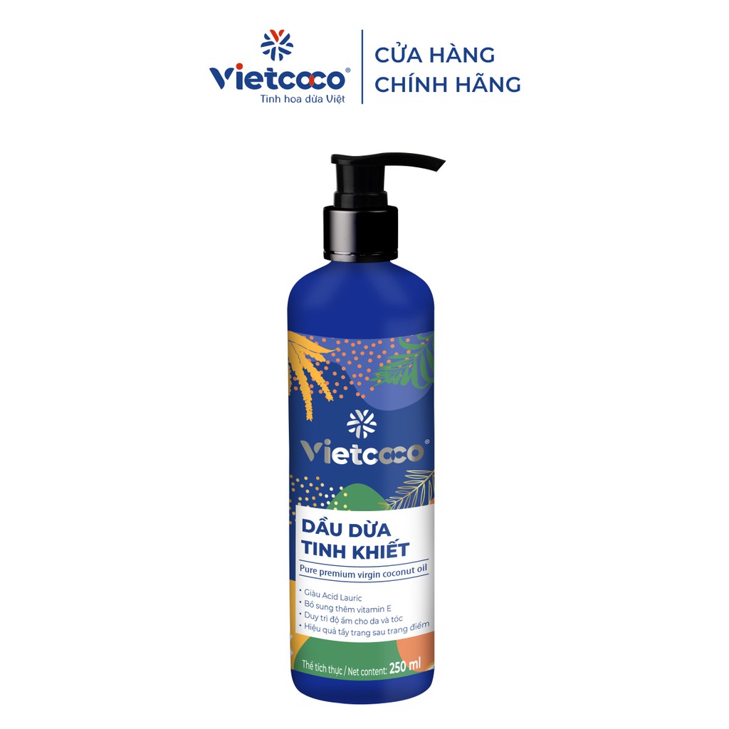 Dầu dừa tinh khiết mỹ phẩm Vietcoco 250ml