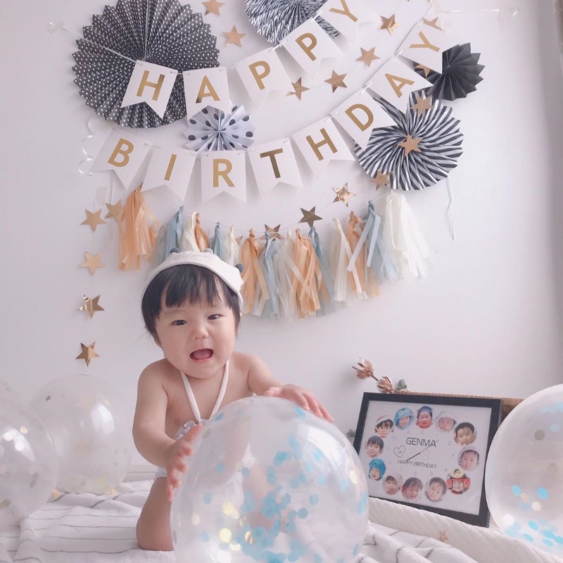 Bộ dây biểu ngữ chữ Happy Birthday trang trí sinh nhật