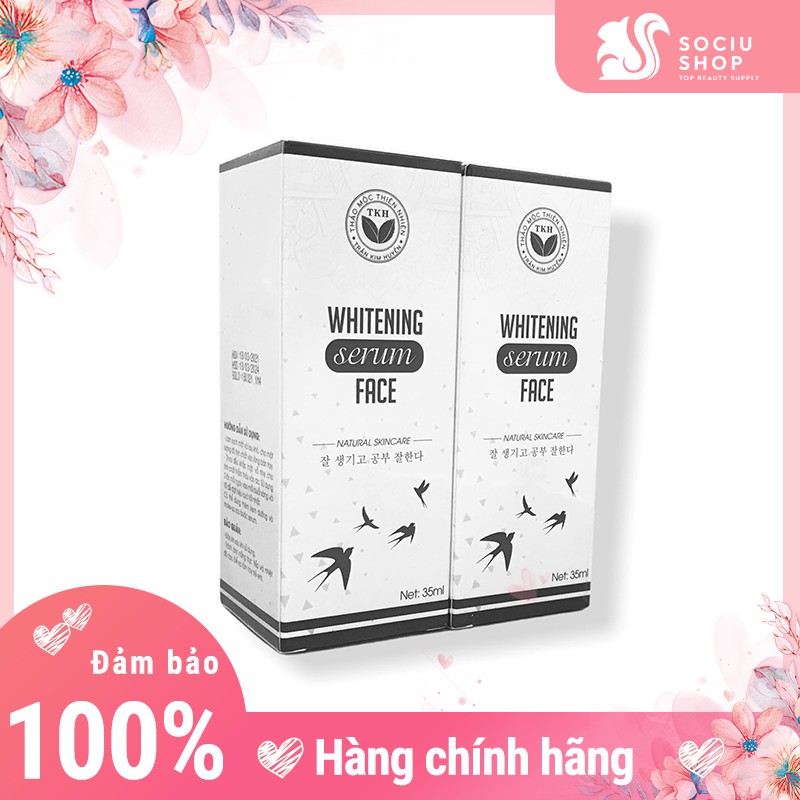Serum tăng sinh collagen TKH - Whitening Serum Face - Giúp chăm sóc da nhẹ dịu, làm mờ nếp nhăn trên da