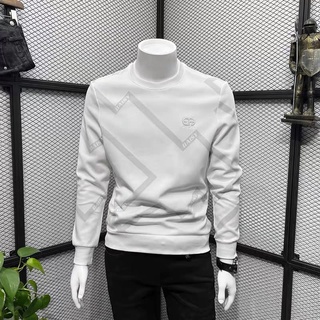 Áo thun dài tay nam MEN LUXURY cổ tròn giá rẻ chất poly 2 da, co giãn không bai xù chuẩn form tôn dáng