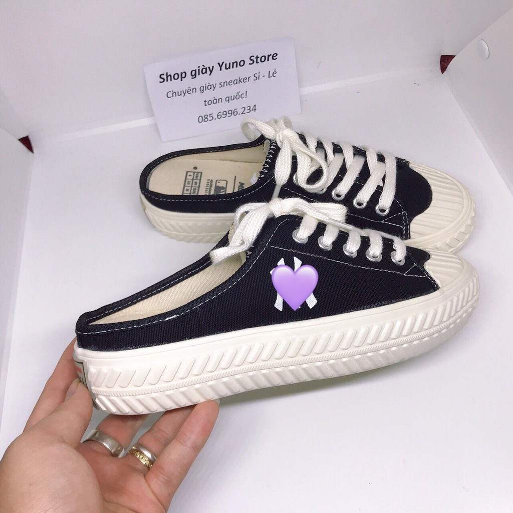 [Mã FAXANH245 giảm 10K đơn 50K] Giày Thể Thao Sneaker Đen Đế Cao Su Cao Cấp - MĐ1 | BigBuy360 - bigbuy360.vn