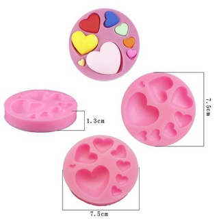 Khuôn silicone 8 tim