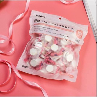 Mặt nạ viên nén miniso gói 100 chiếc