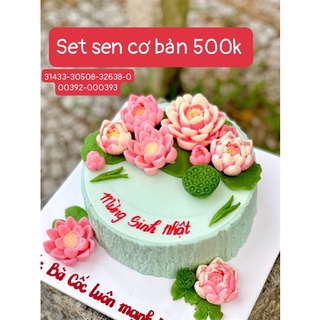 COMBO SET SEN HOA SEN CƠ BẢN SET 5