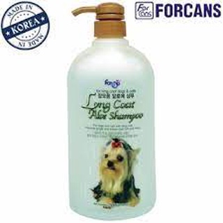 Sữa tắm dưỡng lông cho chó lông dài Forbis Forcan Hàn Quốc 750ml