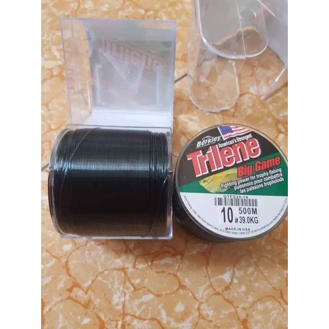 Cước Trilene 500m màu xám khói hàng  hót