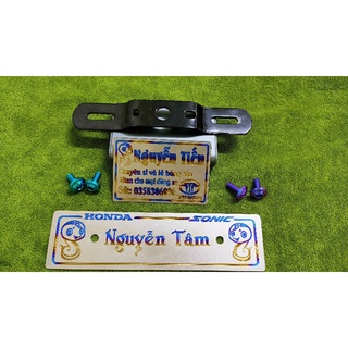 PASS SẮT GẮN BẢNG TÊN XE