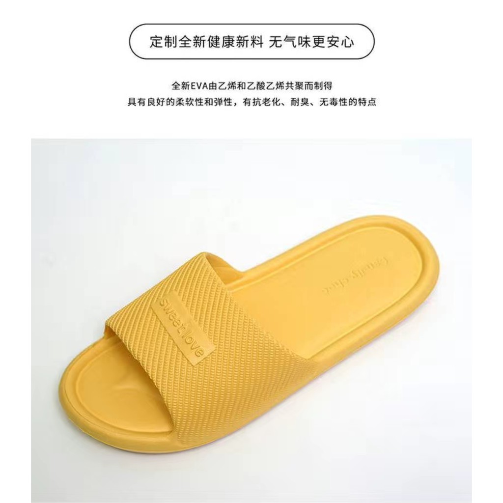 Dép Đi Trong Nhà Đế Xốp Mềm Nhẹ Chống Trượt Thoải Mái Bốn Mùa Cho Nam Và Nữ