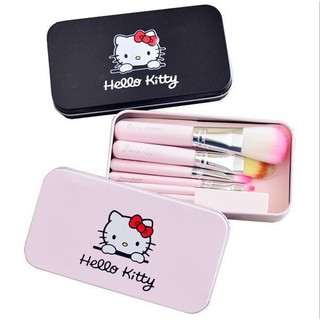Bộ 7 cọ trang điểm họa tiết Hello Kitty