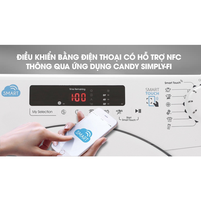 Máy sấy thông hơi Candy 9 Kg CS V9DF-S