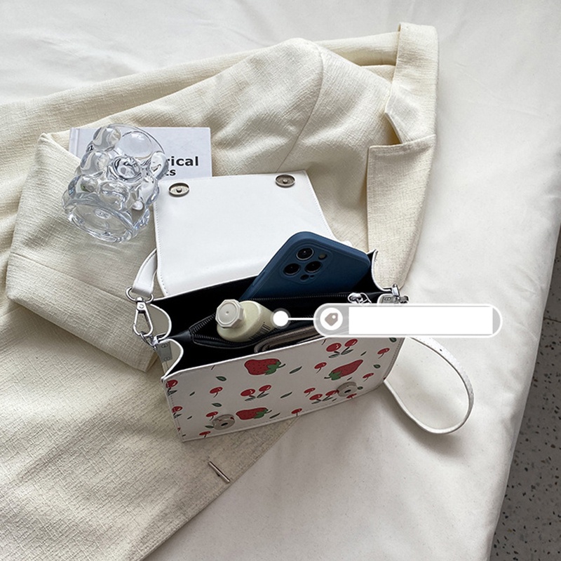 Túi Đeo Chéo Dáng Vuông Nhỏ In Họa Tiết Thời Trang Cao Cấp Cho Nữ