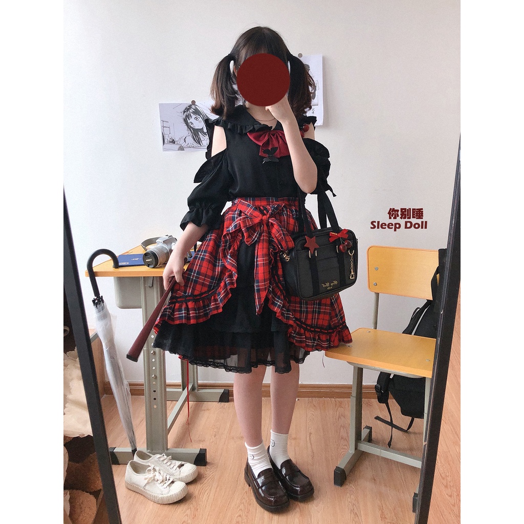 Áo sơ mi - Áo Blouse Brand Sleep Doll hở vai #Seppdoll #Somi #Blouse