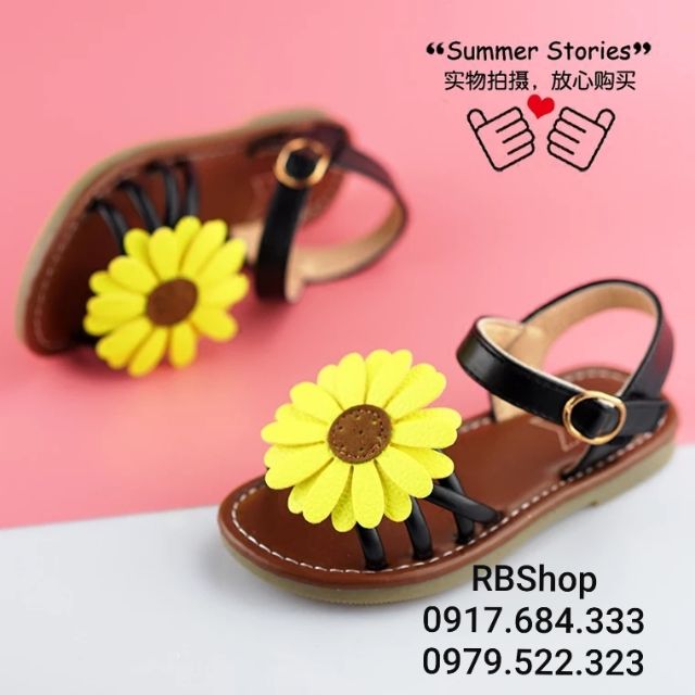 SANDAL HOA MẶT TRỜI ĐÁNG YÊU