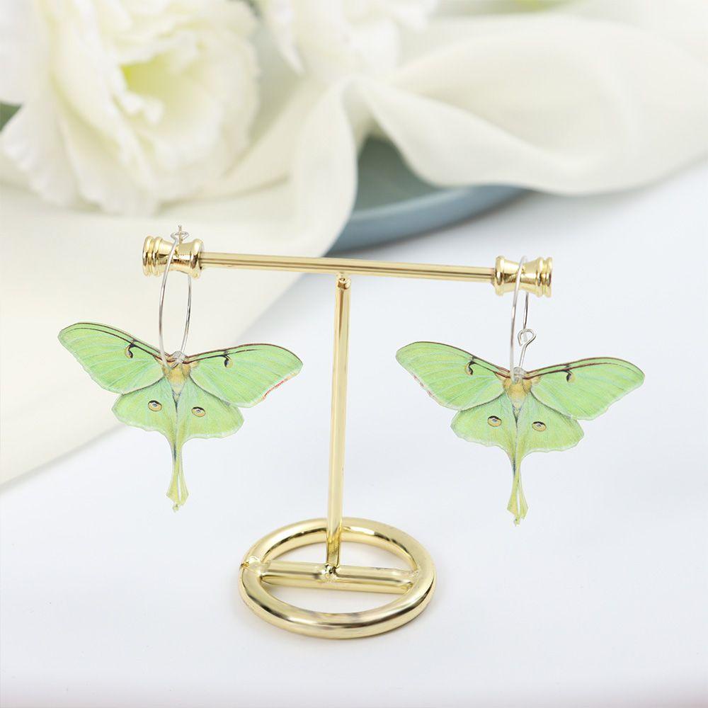 Trang Sức Vòng Cổ Mặt Hình Bướm Màu Xanh Lá Cây Vui Nhộn Dành Cho Bạn Nữ Dự Tiệc