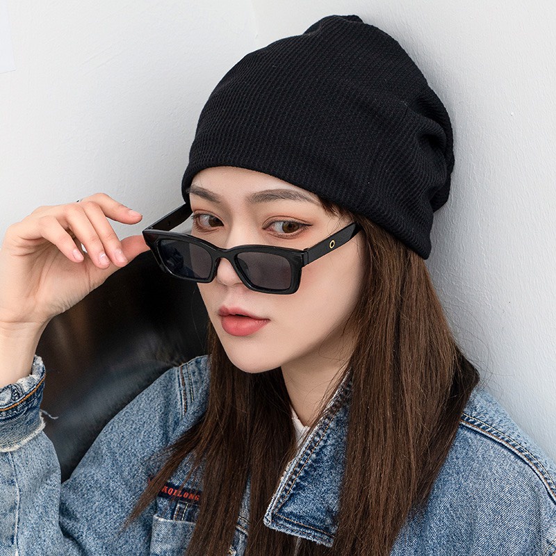 Kính râm UNISEX nam nữ khuyên tròn bản nhỏ Kính mát idol mẫu mới siêu xinh