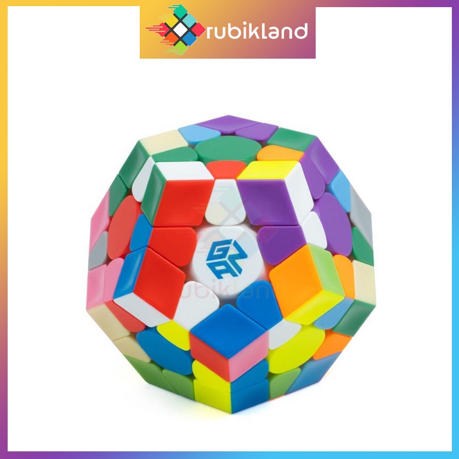 Rubik Gan Megaminx M Stickerless Rubic 12 Mặt Có Nam Châm Dòng Cao Cấp Flagship Đồ Chơi Trí Tuệ Trẻ Em