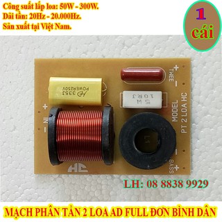 MẠCH PHÂN TẦN 2 LOA AD - GIÁ 1 MẠCH