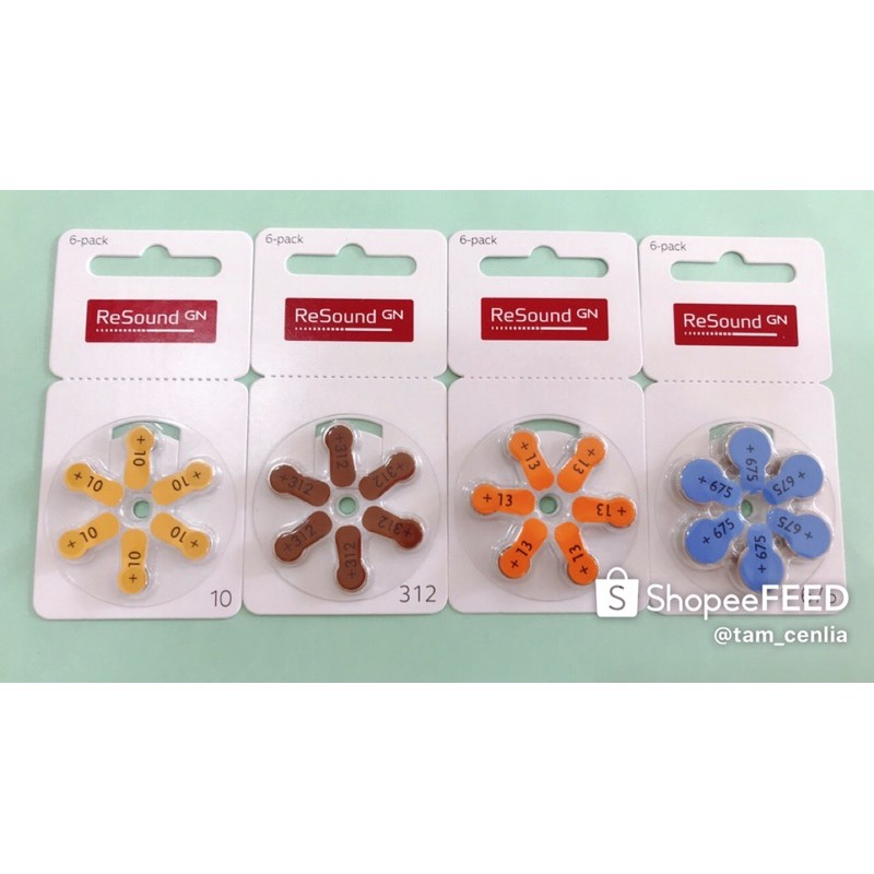 PIN MÁY TRỢ THÍNH SIZE 13 - CAM KẾT CHÍNH HÃNG ĐỨC