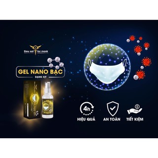 Xịt khẩu trang NANO BẠC
