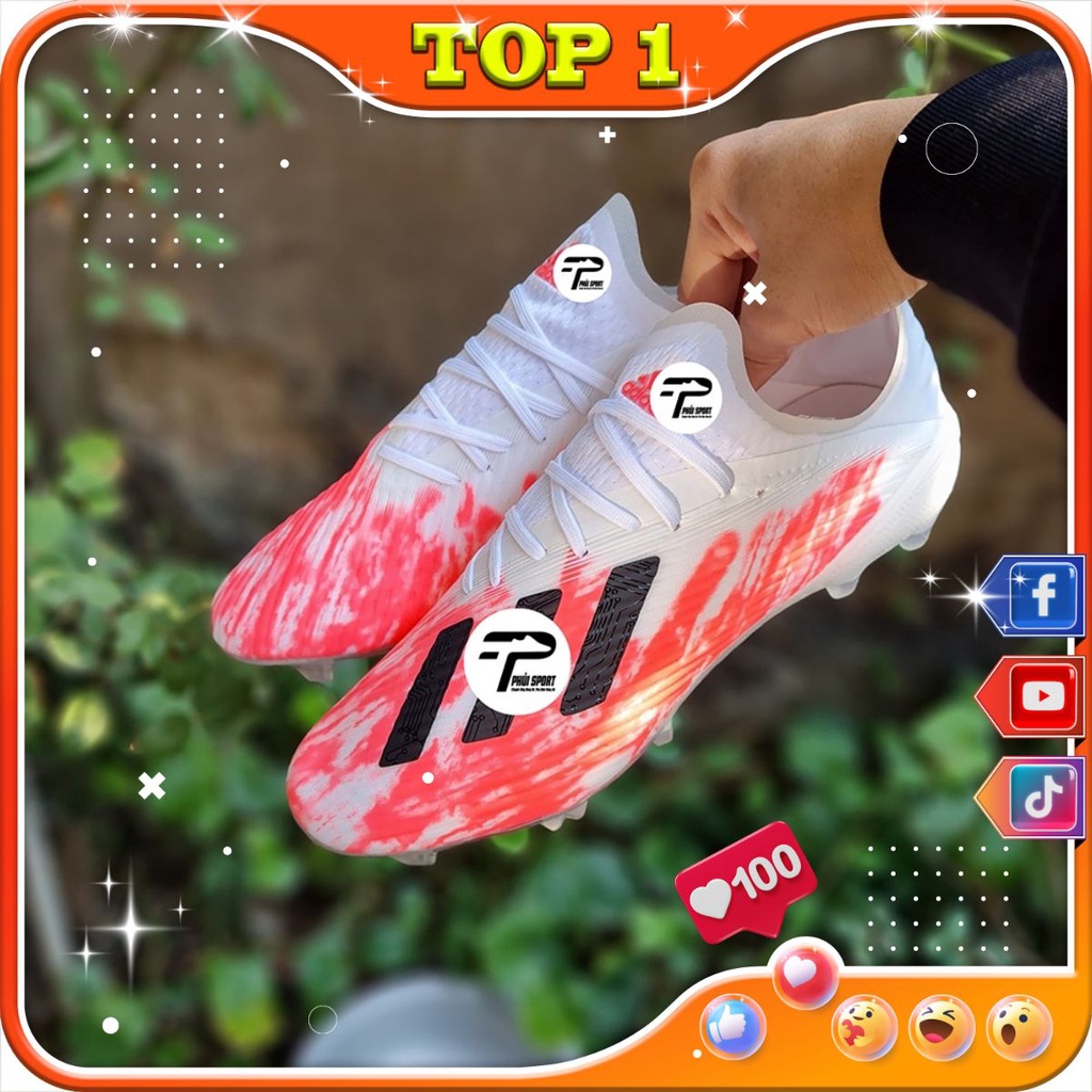 Giày Bóng Đá Sân Cỏ Tự Nhiên X Ghosted 19.1 FG Top 1 Sport