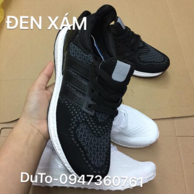 salle 𝐒𝐀𝐋𝐄 𝐒Ố𝐂 [FREESHIP-FULLBOX-SALE 3 NGÀY] Giày ultra boost đen, trắng, xám size Nam Nữ . :)) new ✔️ new ⁹ *