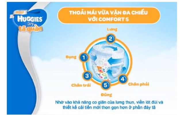 Tã quần Huggies size XL 32 miếng cho trẻ từ 12-17 kg