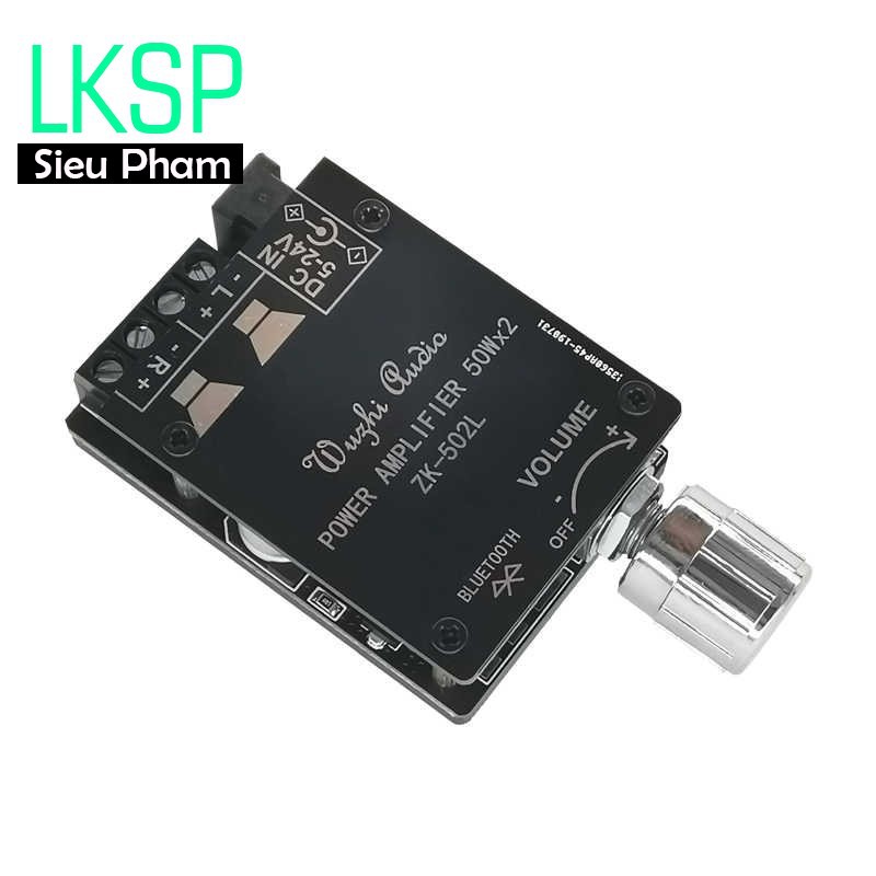 Mạch Khuếch Đại Âm Thanh Bluetooth 5.0 2*50W ZK-502L