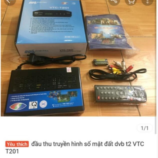 Đầu thu kỹ thuật số DVD -T2. VTC T201- giá tốt