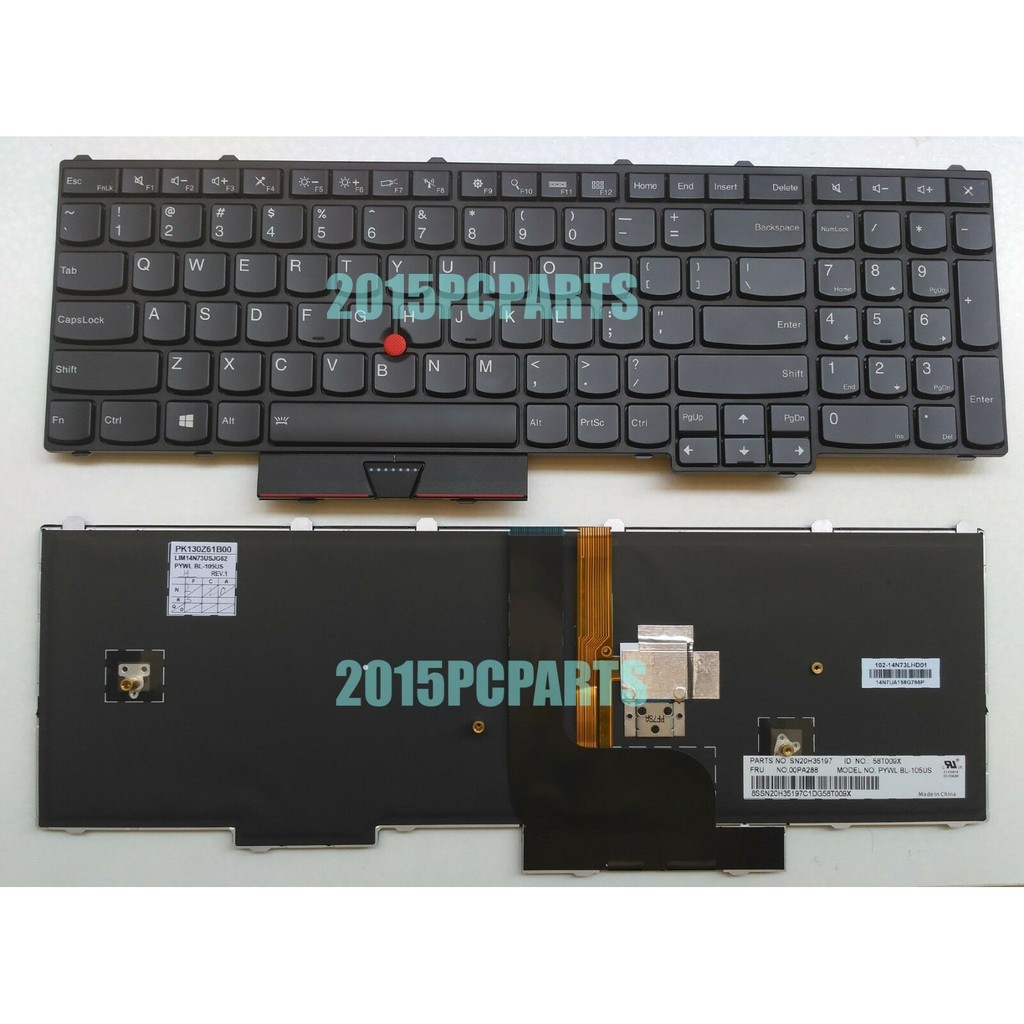 (KEYBOARD) BÀN PHÍM LAPTOP LENOVO THINKPAD P50 P70 dùng cho Thinkpad P50 P70