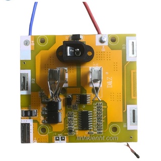 Mạch pin 18v - 21v 5s máy bắn vít linh kiện mạch sạc và bảo vệ pin 5s 18v - 21v pin máy khoan mới