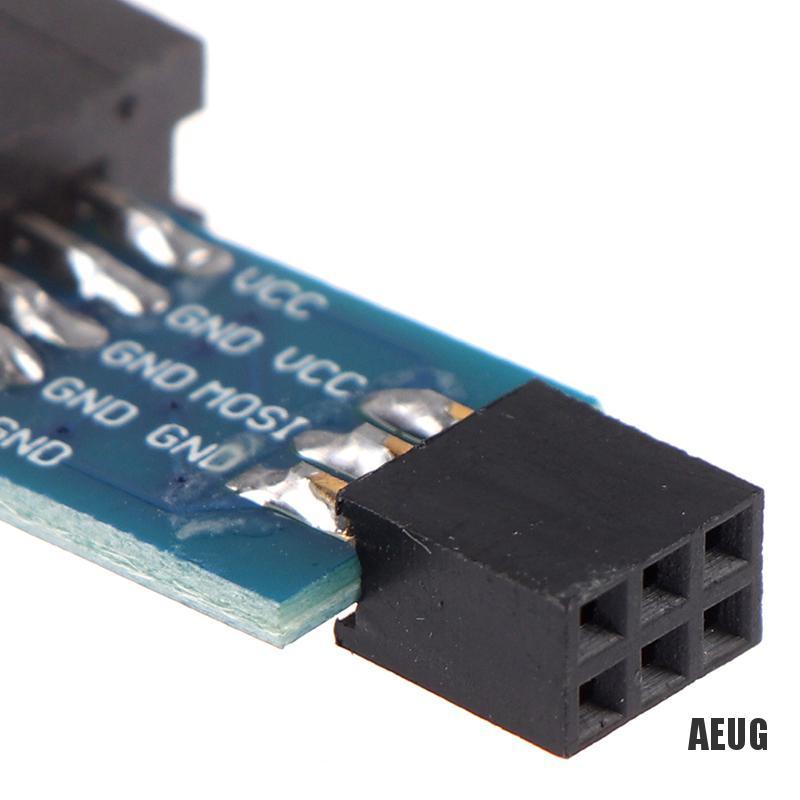 [AIU]  1Pc 10Pin To 6Pin Adapter Board For AVRISP USBASP STK500 Interface Converter